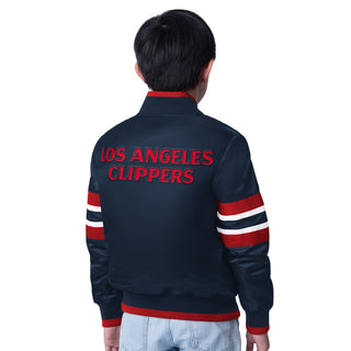 Big Kid Navy Varsity Jacket - LA CLIPPERS TEAM STORESTARTER40 - 000025 - S