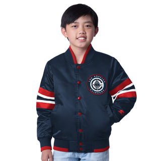 Big Kid Navy Varsity Jacket - LA CLIPPERS TEAM STORESTARTER40 - 000025 - S