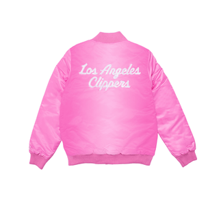 Big Kid Pink Varsity Jacket - LA CLIPPERS TEAM STORESTARTER40 - 000024 - S