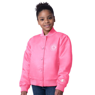 Big Kid Pink Varsity Jacket - LA CLIPPERS TEAM STORESTARTER40 - 000024 - S