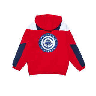 Big Kid Red Clippers Half Zip Pullover Jacket - LA CLIPPERS TEAM STORESTARTER40 - 000023 - S