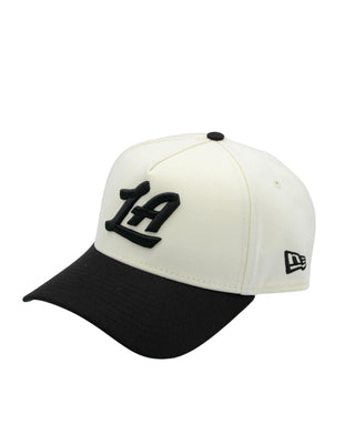 LA Clippers Off - White & Black Two - Tone “LA” Snapback Hat - Headwear - One Size - 60 - 000166