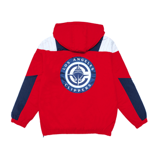 Red Clippers Half Zip Pullover Jacket - LA CLIPPERS TEAM STORESTARTER20 - 000057 - S
