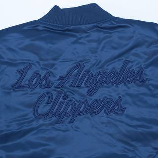 Women’s Navy Cropped Varsity Jacket - LA CLIPPERS TEAM STORESTARTER30 - 000027 - XS