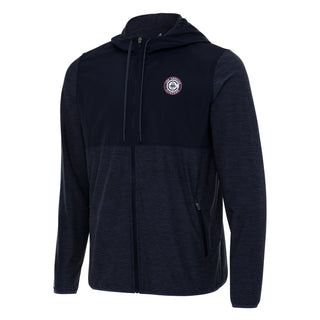 Clippers Navy Full-Zip Performance Hoodie