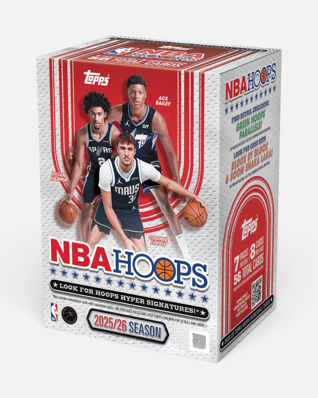 2025-26 Topps NBA Hoops Basketball Value Box - Accessories - 72-000157