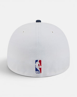 '25 NBA Draft Clippers Two-Tone 5950 Hat - Headwear - White/Navy - 60-000127-7