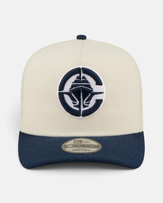 950AF Two-Tone LA Rear Snapback Hat - Headwear - White - 60-000328