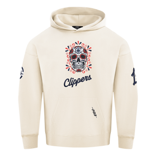 LA Clippers Día De Muertos Skull Hoodie