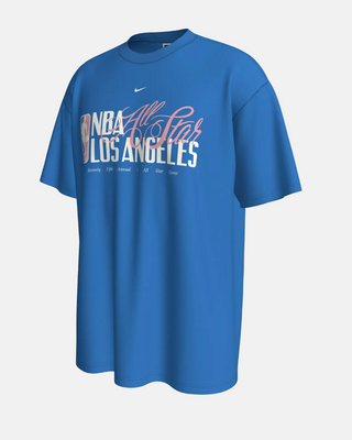 Nike NBA All-Star 2026 "Stacked Script" Blue Tee