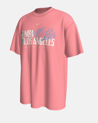 Nike NBA All-Star 2026 "Stacked Script" Pink Tee