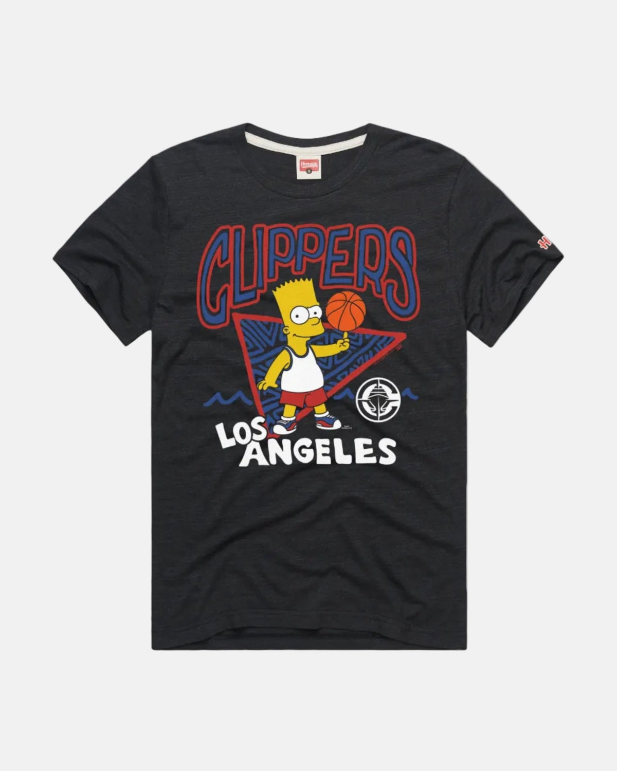 Bart Simpson Clippers Graphic Tee - Apparel - Carbon Gray - 20-000472-S