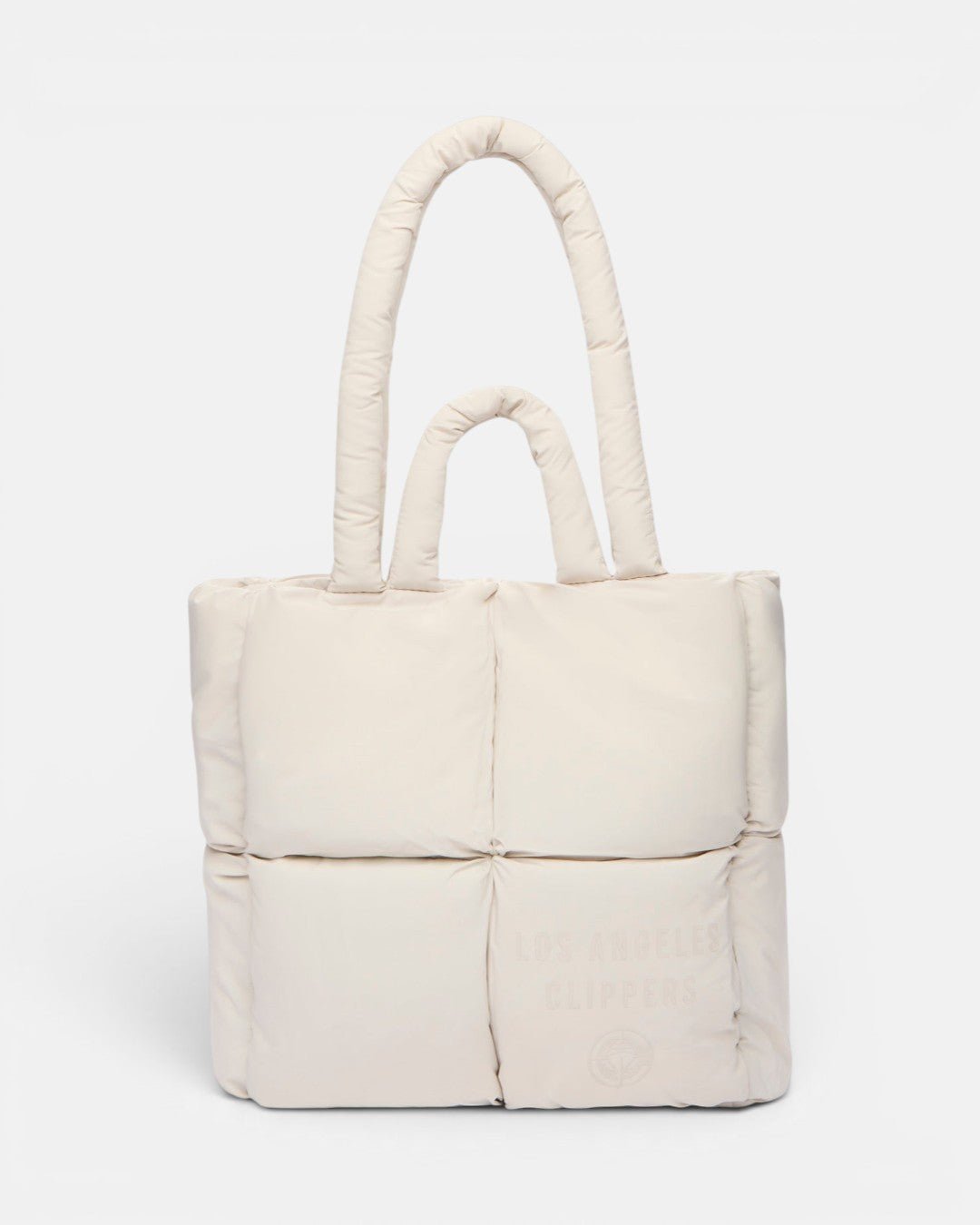 Beige LA Clippers Puffer Tote Bag - Accessories - 51-000011