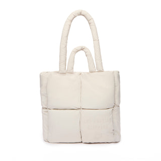 Beige LA Clippers Puffer Tote Bag - Accessories - 51 - 000011