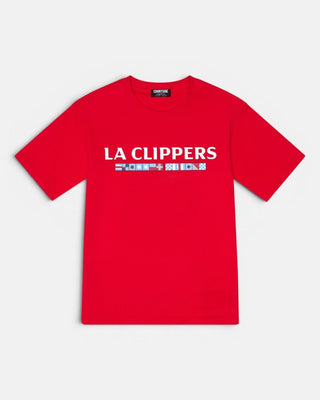 Big Kid LA Clippers T-Shirt - Apparel - Red - 40-000078-XS(4/5)