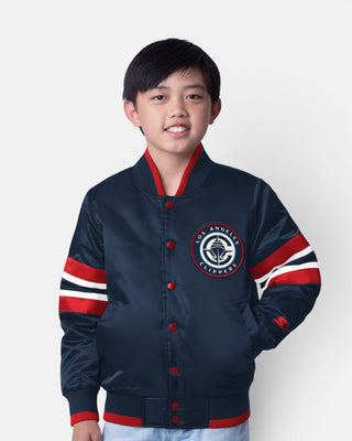 Big Kid Navy Varsity Jacket - Navy - 40-000025-S
