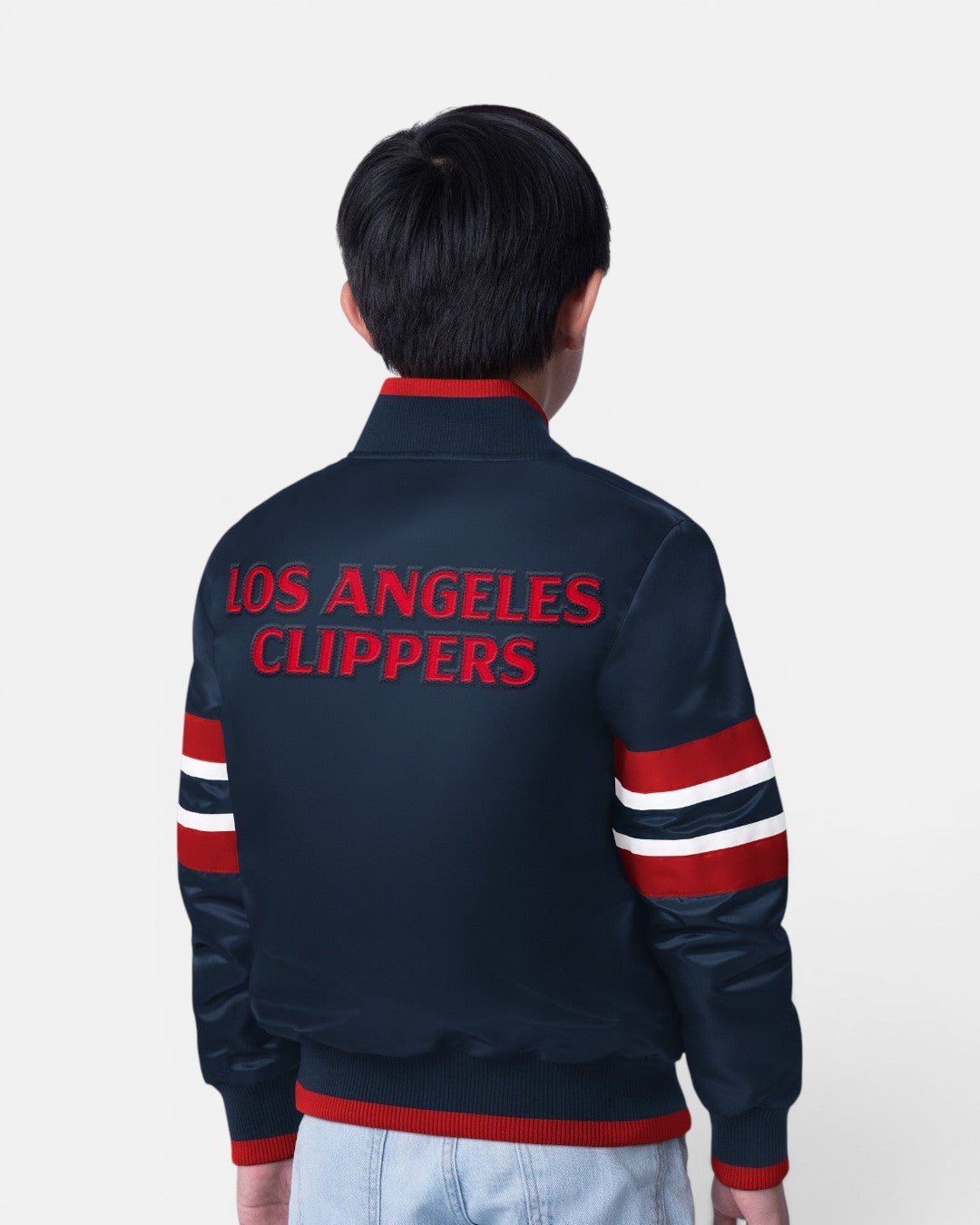 Big Kid Navy Varsity Jacket - Navy - 40-000025-S