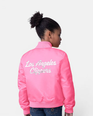 Big Kid Pink Varsity Jacket - Pink - 40-000024-S