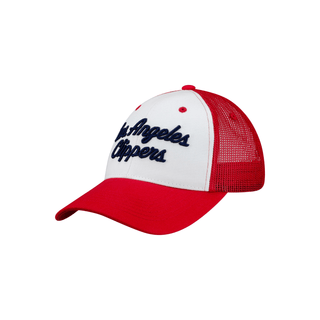 Big Kid Two - Tone Script Snapback Trucker Hat - Headwear - White/Red - 60 - 000008