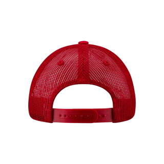 Big Kid Two - Tone Script Snapback Trucker Hat - Headwear - White/Red - 60 - 000008