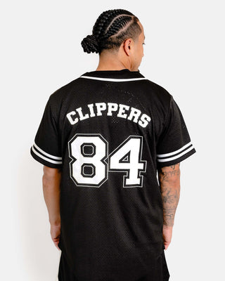 Black LA Baseball Jersey - Apparel - Black - 20 - 000370 - S