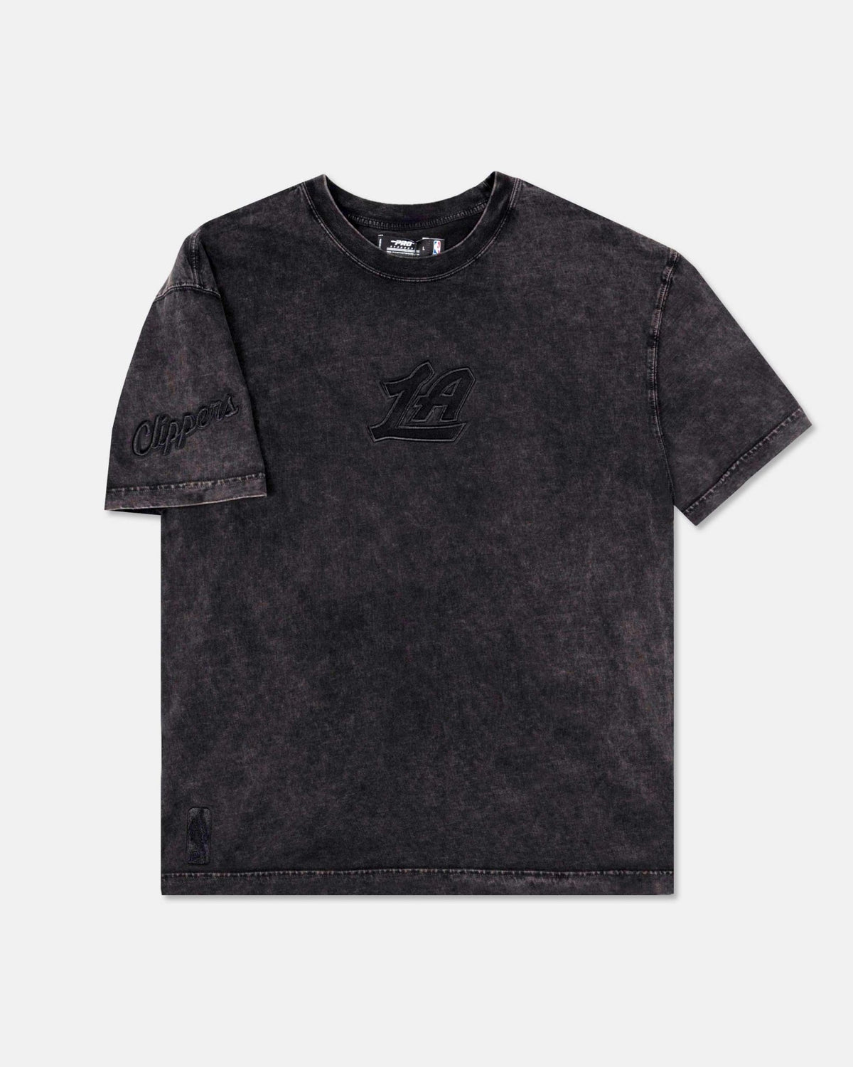 Black LA Enzyme Washed Tee - Apparel - Black - 20-000213-S