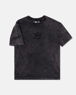 Black LA Enzyme Washed Tee - Apparel - Black - 20-000213-S