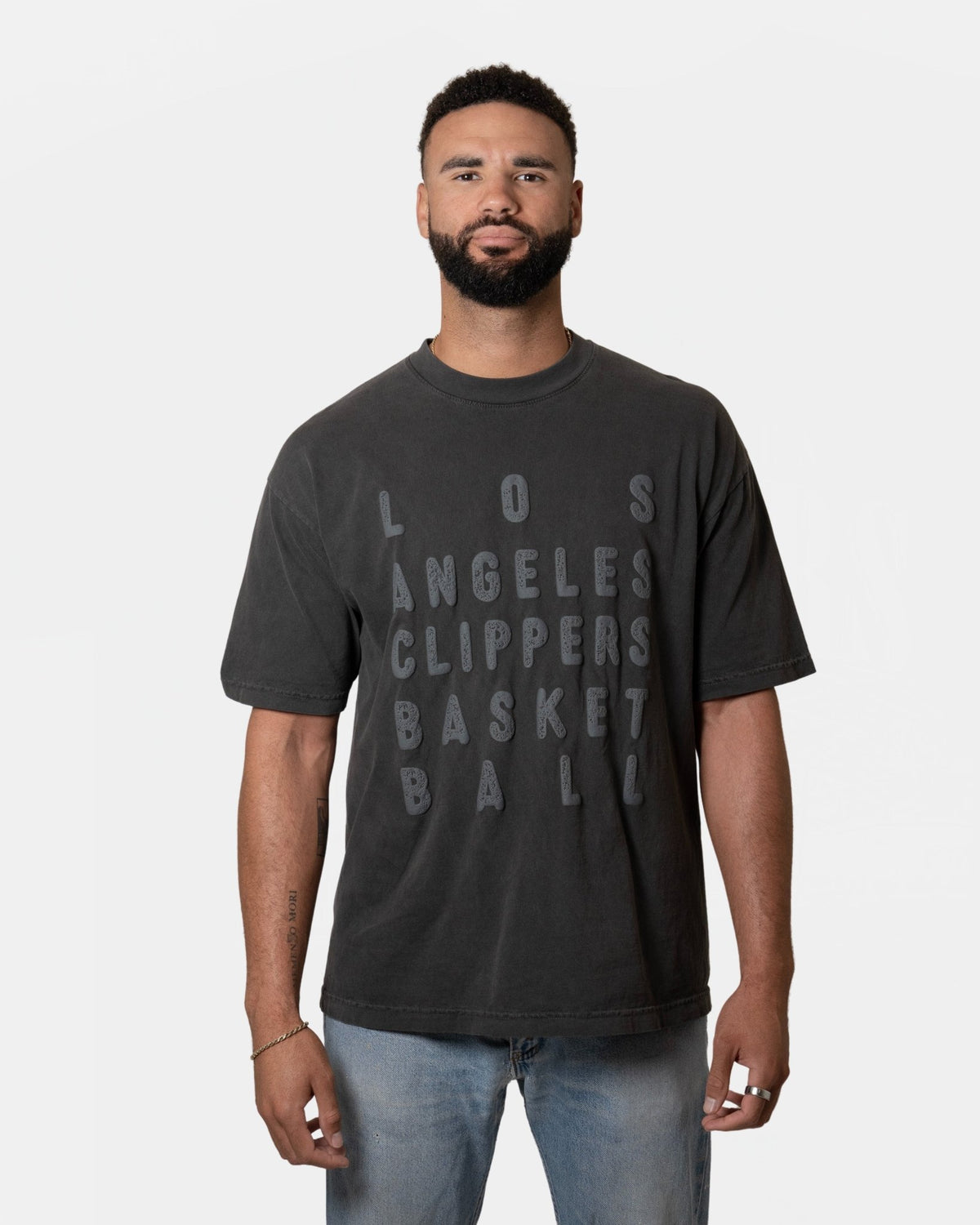 Black Puff LAC Print Tee - Apparel - Black - 20-000415-S
