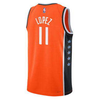 Brook Lopez '25 - '26 City Edition Swingman Jersey - Jerseys - Orange - 11-000158-XS