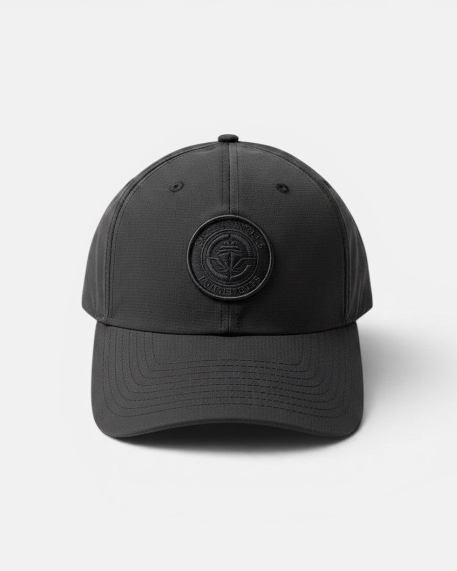 Casual Classic Black Strapback Hat - Headwear - Black - 60-000248