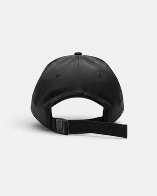 Casual Classic Black Strapback Hat - Headwear - Black - 60-000248
