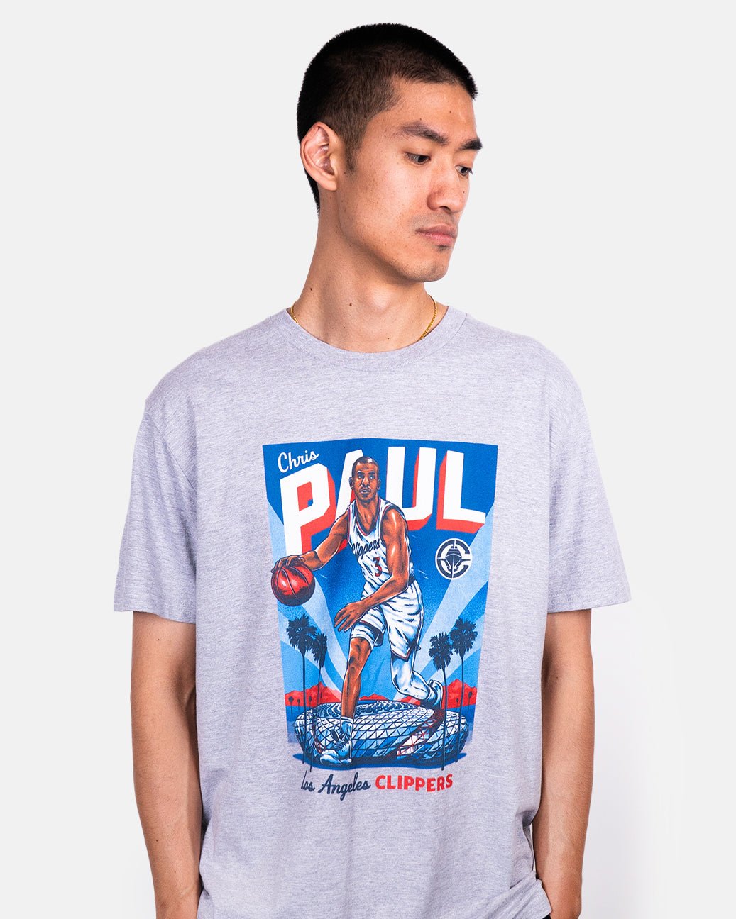 Chris Paul Graphic T-Shirt - Heather Gray - 20-000401-S