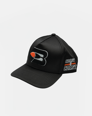 City Edition Braves Coast - to - Coast Snapback - Headwear - Black/Orange - 60-000191