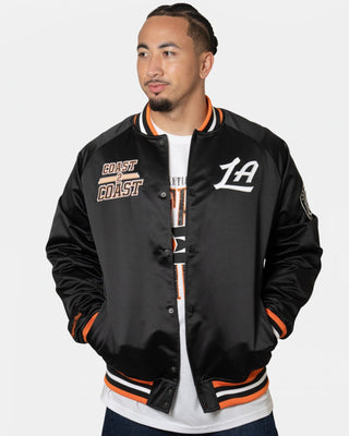City Edition Braves Tribute Satin Jacket - Apparel - Black - 20-000237-S