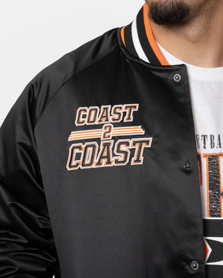 City Edition Braves Tribute Satin Jacket - Apparel - Black - 20-000237-S