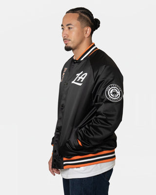 City Edition Braves Tribute Satin Jacket - Apparel - Black - 20-000237-S