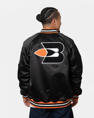 City Edition Braves Tribute Satin Jacket - Apparel - Black - 20-000237-S