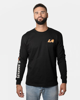City Edition LA Long Sleeve Tee - Apparel - Black - 20-000319-S