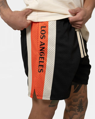 City Edition LA Mesh Shorts - Apparel - Black - 21-000051-S
