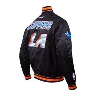 City Edition Satin Varsity Jacket - Apparel - Black - 20-000217-S