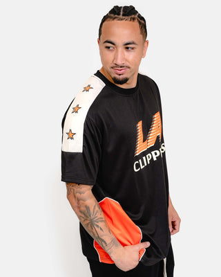 City Edition Star Panel Sports Jersey - Apparel - Black - 20-000316-S