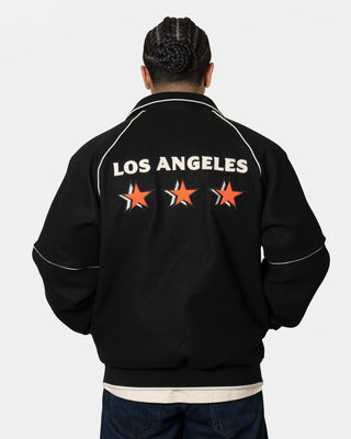 City Edition Wool Star Jacket - Apparel - Black - 20-000314-S