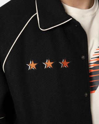 City Edition Wool Star Jacket - Apparel - Black - 20-000314-S