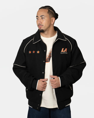 City Edition Wool Star Jacket - Apparel - Black - 20-000314-S