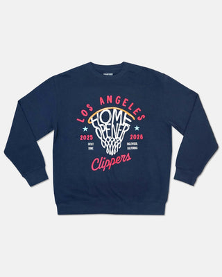 Clippers 2025–26 Intuit Dome Home Opener Crewneck - Apparel - Navy - 20 - 000428 - S
