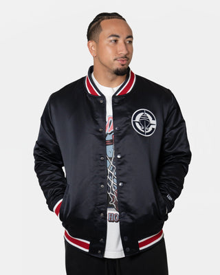 Clippers Classic Satin Varsity Jacket - Apparel - Black - 20-000191-S
