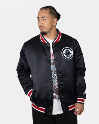 Clippers Classic Satin Varsity Jacket - Apparel - Black - 20-000191-S