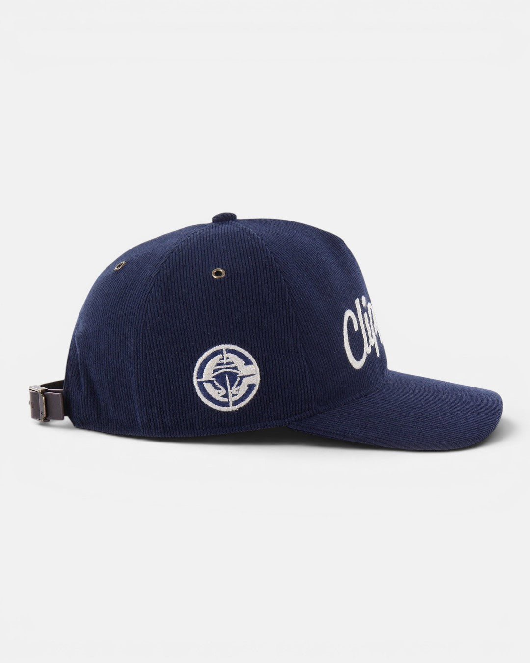 Clippers Corduroy Strapback Hat - Headwear - Navy - 60-000158