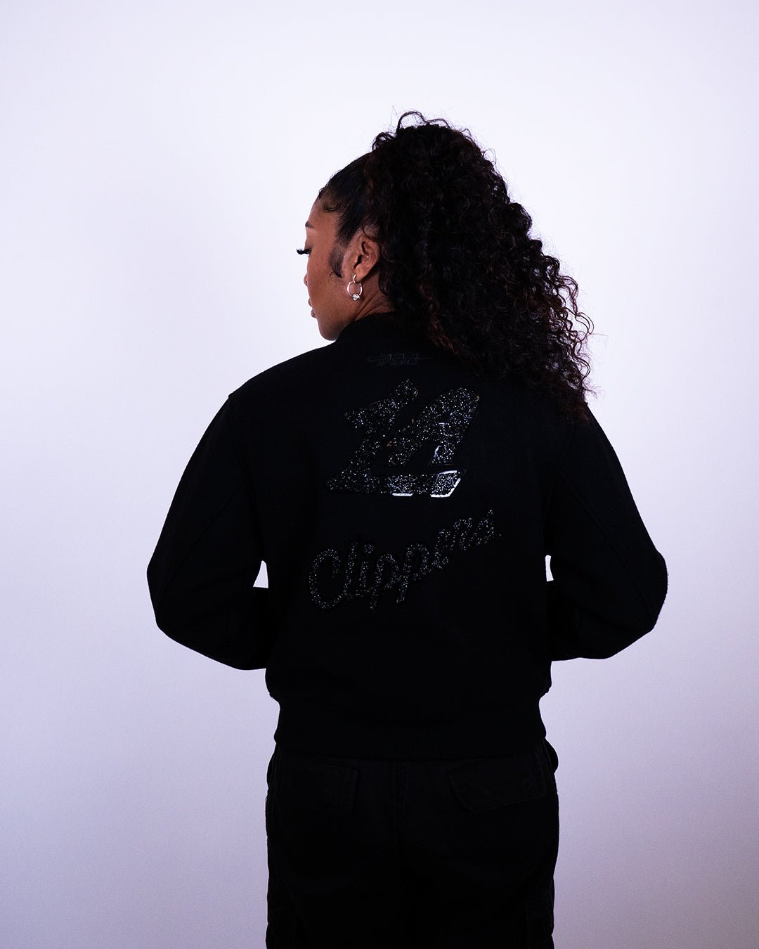 Clippers Crystal Wool Jacket - Apparel - Black - 30-000093-XS
