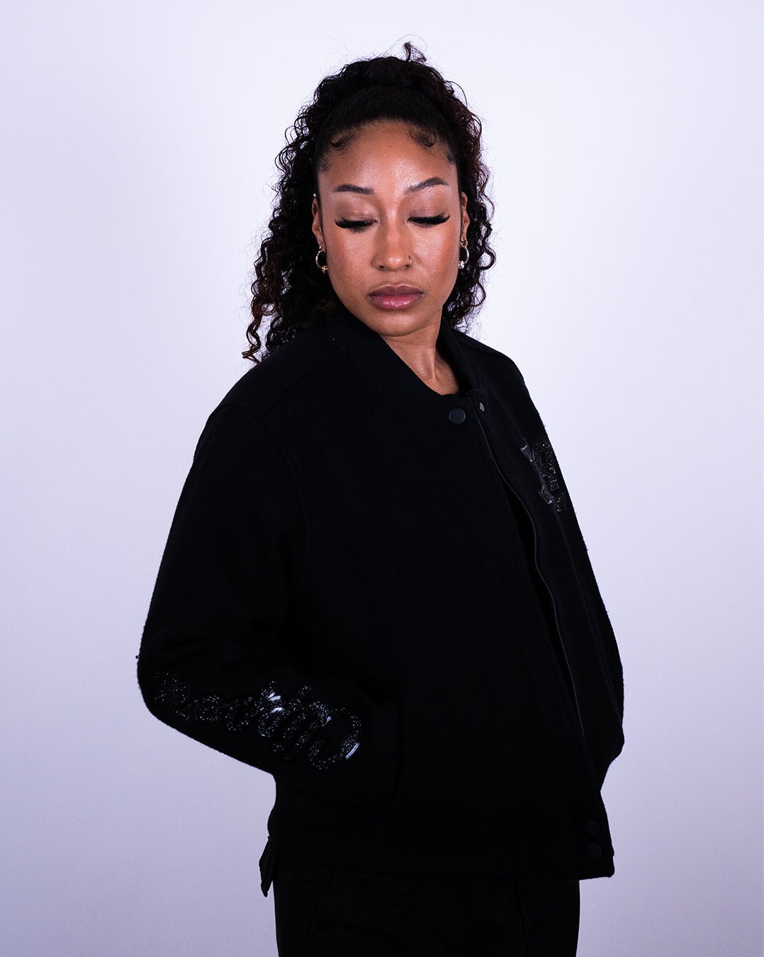 Clippers Crystal Wool Jacket - Apparel - Black - 30-000093-XS